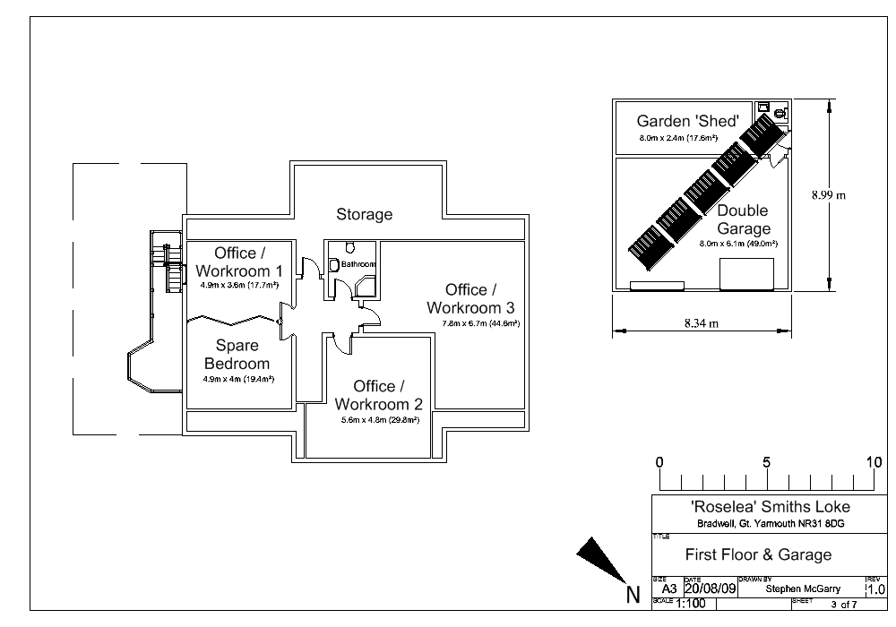 First Floor & Garage Plan