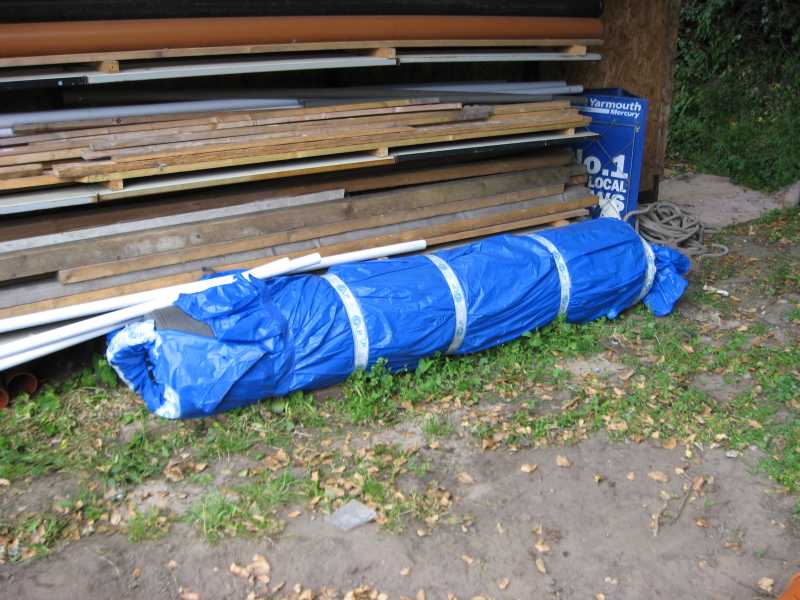 roll of geotextile
