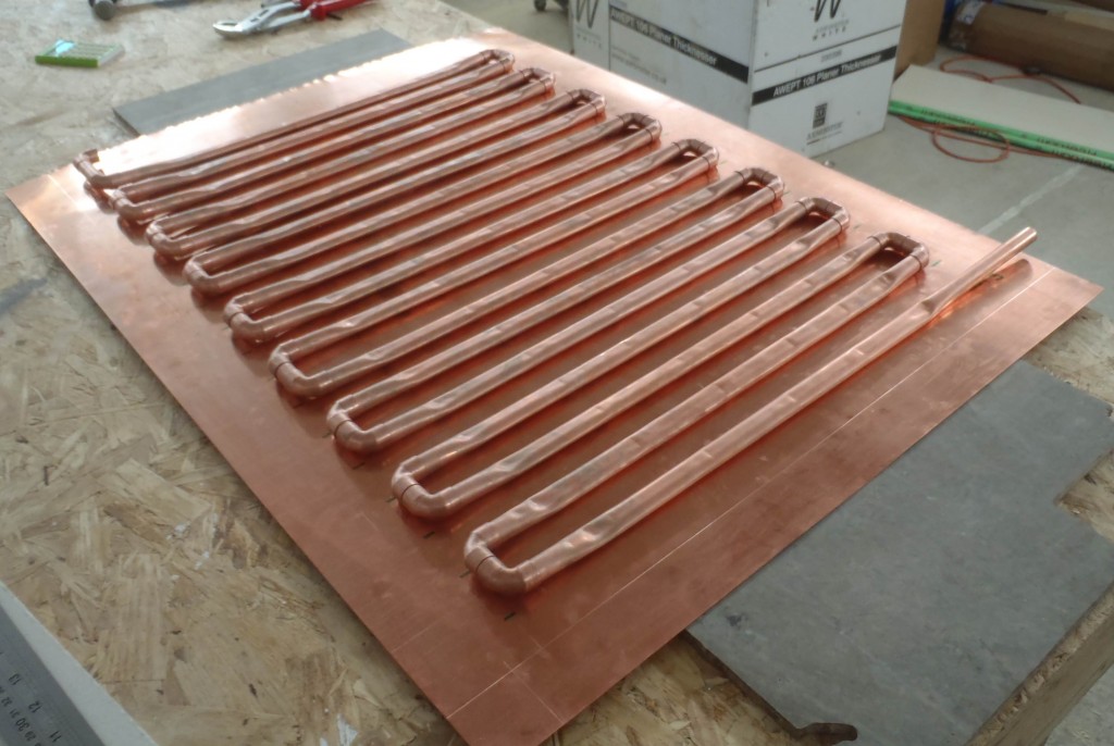 Heat exchanger water pipes