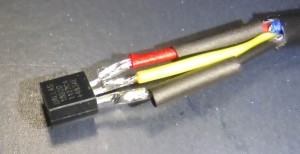 Temerature Probes Assembly - Solder wires to probe