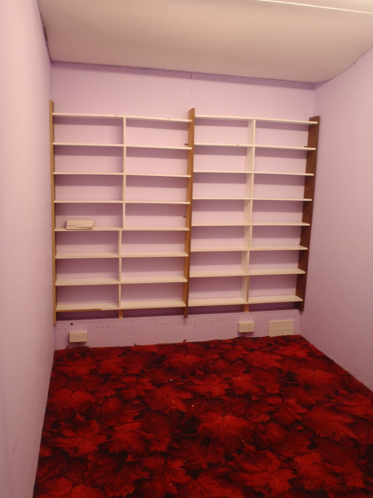 Shelves in Stephens Room