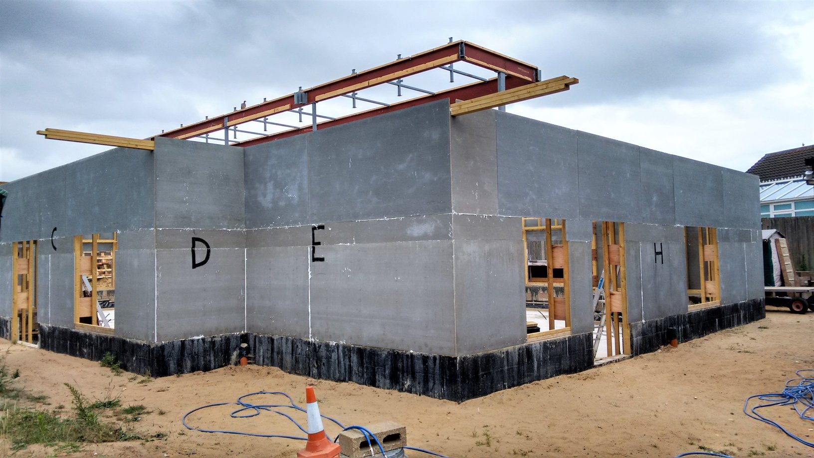Third Line of Cement Panels is Completed At Last! » Roselea