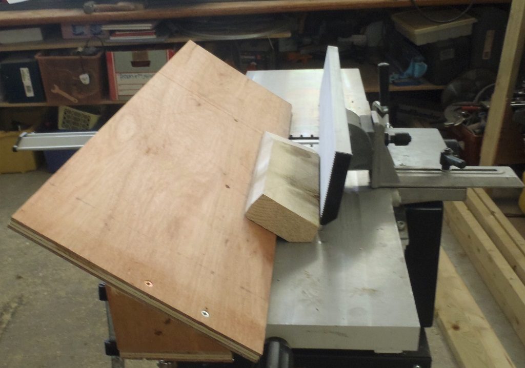 Planer-set-up-and-sample-piece-planed