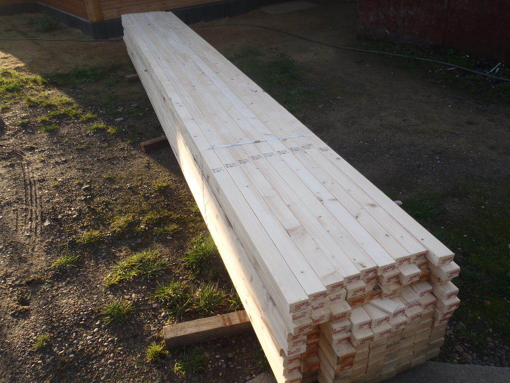 Untreated 63mm by 38mm CLS timber Arrives
