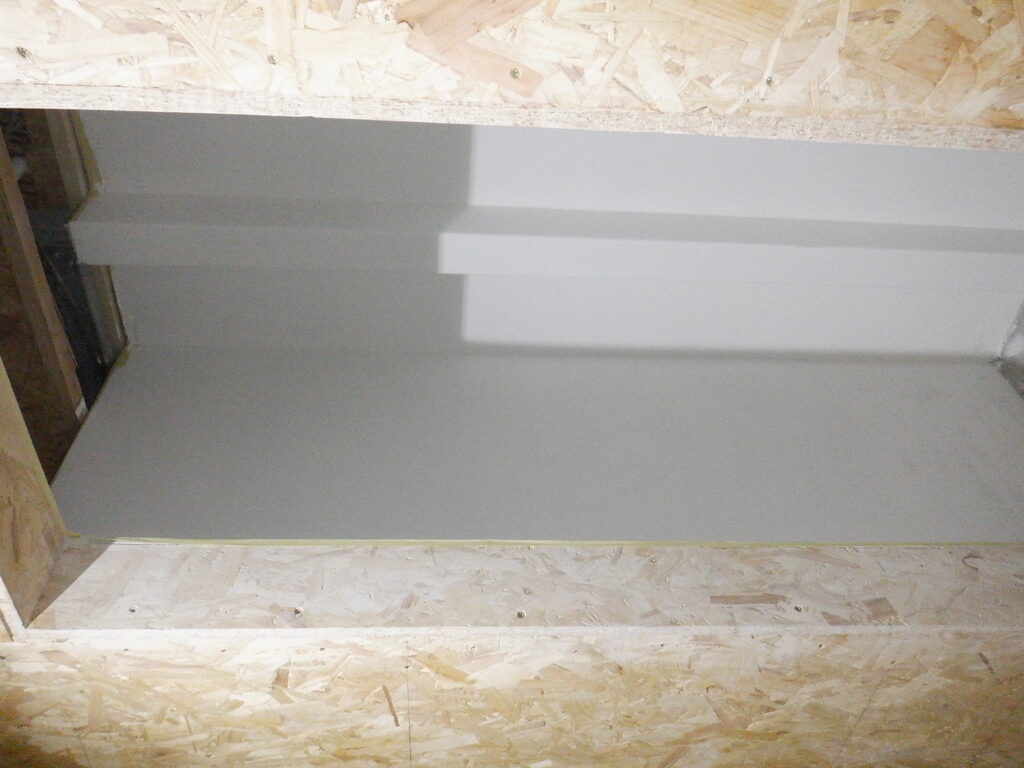 Finished Lining Tech Cupboard with Fermacell