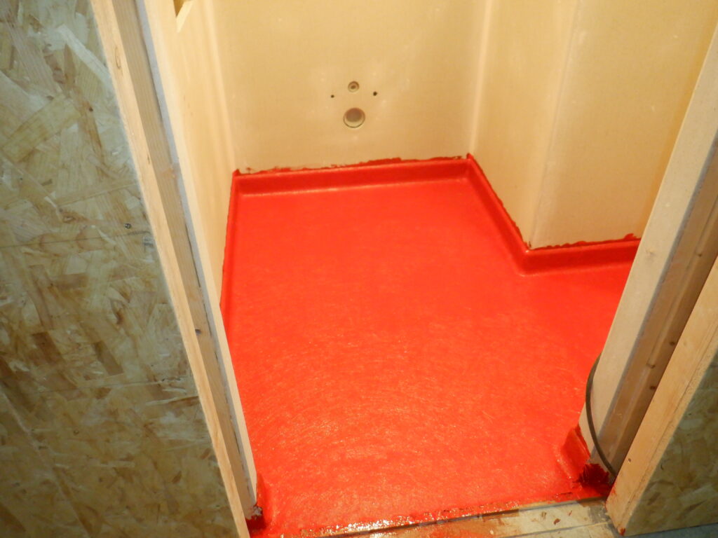 Cloakroom Floor main fibreglassing done (1)