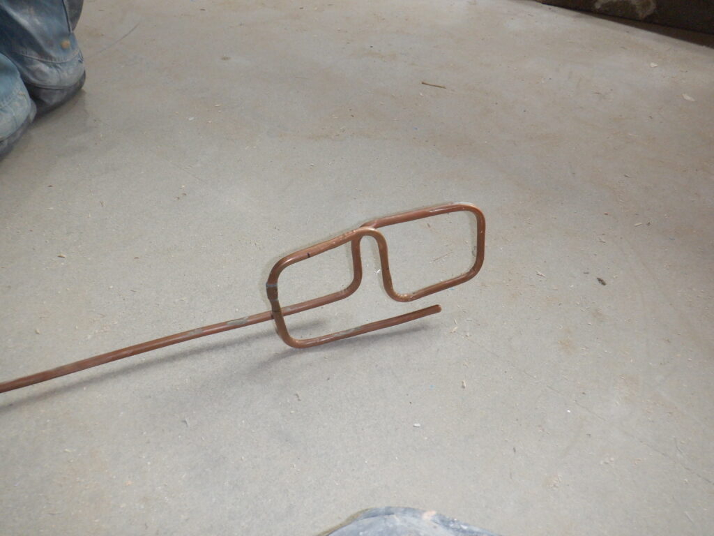 Trying out pipe bending