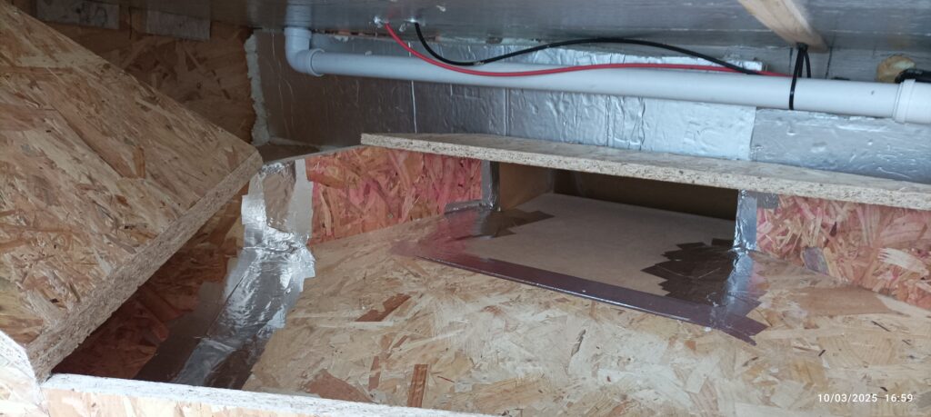 Duct ready for the lid