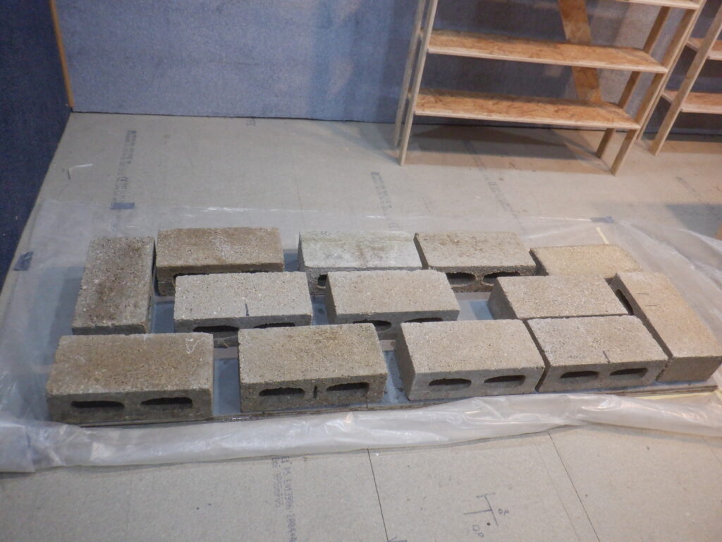 Holding layers while they set