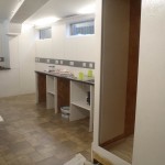 Kitchen Final Coat & Shelves Prepared