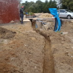 Dug out Pipe 2 Trench