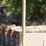 Courier Driver Comes to Apologise and Provides New Wooden Post