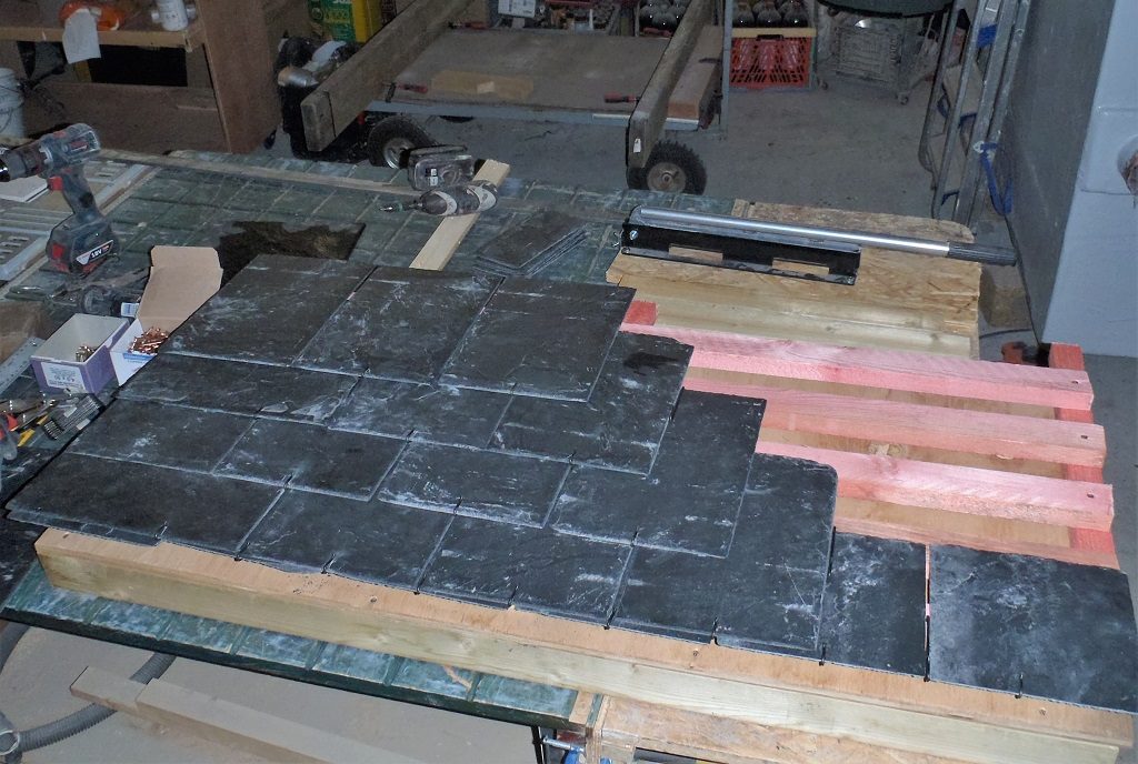 Trial Run in Working with our Slate Tiles