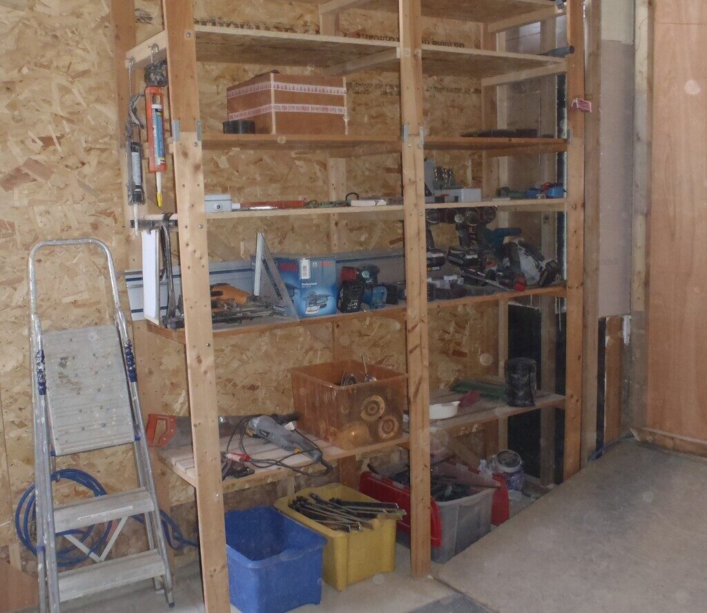 Rebuilt the Utility Room and Its Shelves
