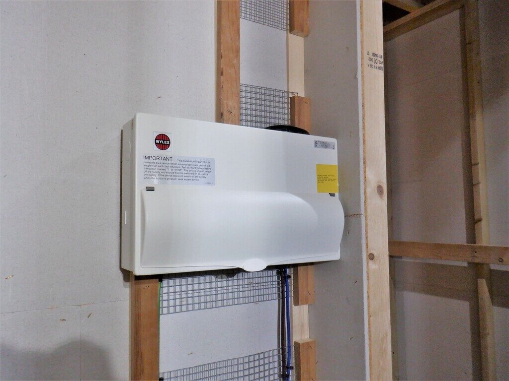 Started on Technology cupboard and Electrical panel.