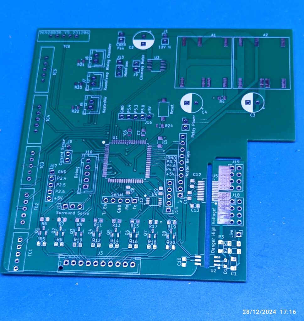 New Stoarge Heater control PCB